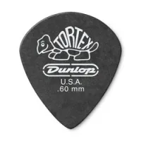Dunlop 482p060 tortex pitch black jazz iii 12pack  медиаторы, толщина 0.6 мм, 12 шт.