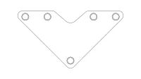 MEYER SOUND MVP-LEO-M MOTOR VEE PLATE KIT