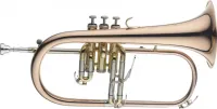 LEVANTE LV-FH6205 - Профессиональный флюгельгорн, золотой корпус из латуни и нержавеющей стали, в комплекте мягкий кейс с лямками.