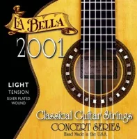 LA BELLA 2001 Classical Clear Nylon Light Tension струны для классической гитары