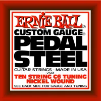 Ernie Ball 2501 струны для эл.гитары (Набор из 10-ти штук) Nickel Wound 10-String C6 Pedal Guitar (G12-E14-C17-A20P-G24W-E32-C36-A42-F/G50-C66)