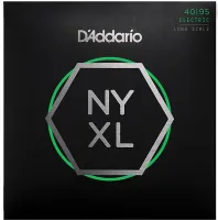 NYXL4095 NYXL Комплект струн для бас-гитары, Long Scale, Super Light, 40-95, D'Addario