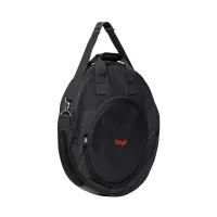 STAGG CYB-10 - чехол для тарелок диаметром до 22", 1-ый карман  (4 отделения), 2-ой накладной карман для тарелок диаметром до 14" (4 отделения), прочный черный нейлон, ручки для переноски, наплечный ремень.