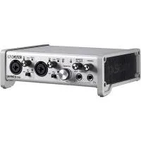 Аудиоинтерфейс USB [SERIES102I] Tascam [SERIES 102i] АЦП/ЦАП: 24 бит/192 кГц, 20-40000 Гц, THD: 0,0016%, S/N: 109 дБ, 2xCombo XLR/1/4" TRS микр. входа / 2x1/4" TRS лин. выхода, 2x1/4" TRS выхода для наушников, Toslink вход, MIDI вход/выход, USB-B