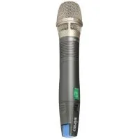 Mipro ACT-72H-76 Ручной UHF радиомикрофон серии ACT-700 с кардиоидным конденсаторным капсюлем MU-76A. Металлический корпус, LCD-дисплей, работает от двух батареек AA. Ширина полосы 24 МГц. Диапазон рабочих частот 554-626 MHz