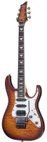 SCHECTER BANSHEE-6 FR EXTREME VSB - 6-струнная электрогитара, 24 лада.Материал корпуса: красное дерево (махагон).Верхняя дека: Стеганый клен.Материал грифа: клен.Накладка грифа: палисандр.Звукосниматели: Schecter Diamond.Цвет гитары: Vintage Sunburst (VSB
