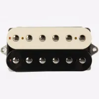 DSH Plus Bridge Reverse Zebra 53 гитарный звукосниматель с двумя рядами винтовых полюсов Vintage Humbucker, Bridge, расстояние 1- 6 струна 53 мм, Reverse Zebra, Suhr