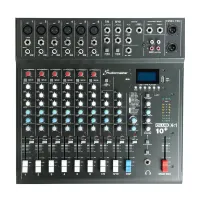 Studiomaster CLUB XS10+- 10-канальный микшерный пульт с USB и Bluetooth, 6 моновходов + 2 стереовхода