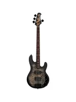 STERLING StingRay HH Poplar Burl Top Trans Black - Бас-гитара 4 струны
