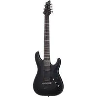 Schecter BLACKJACK SLS C-7 P SBK Гитара электрическая семиструнная, крепление грифа: клеенный