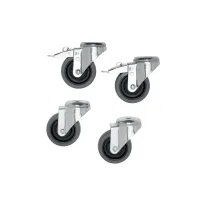 Vogels PFA 9114- Комплект из 4 колес повышенной прочности для мобильных стоек и стендов модульной системы Connect-it, макс. нагрузка 160 кг