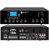CMX Audio EA-120W Микшер усилитель 120Вт, USB/SD Mp3 плеер, FM тюнер,  Wi-Fi интернет стрим, Bluetooth, 3 Mic, 2 line, 70В/100В/4-16Ом
