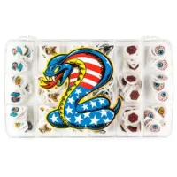 Dunlop bl116 dirty dony display  коробка с медиаторами, 0.60, 0.73, 1.00, 6 рисунков 24 шт, 432 шт