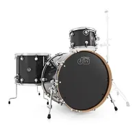DW PERFORMANCE LACQUER Ударная установка 22"-12"-16" без стоек и малого, клён, чёрная