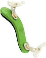 0 violin shoulder rest Viva Flex 80FSP2 - Мостик для скрипки 1/8-1/4 с эргономичной прозрачной пластиковой опорой на плечо, со складными черными вилками и поворотными оконечниками. Цвет зеленый