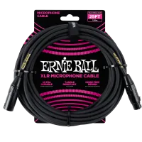 Ernie Ball 6073 кабель микрофонный, XLR - XLR, 7,62 м, чёрный.