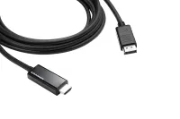 Активный кабель  [97-0611003] Kramer Electronics [C-DPM/HM/UHD-3] DisplayPort (вилка)-HDMI 4K (розетка), 0,9 м
