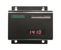 DSPPA MAG-6310 Терминальный усилитель. Встроенный MP3 плеер, USB порт и SD слот. Вход: 1 AUX, 1MIC. Выход: 1 AUX.  Втроенный усилитель 2×25 Вт (4 Ом). Питание 220В. Габаритный размер 132×140×50 мм. Масса 1,2 кг