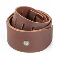 BMF13BR BMF Ремень для гитары, коричневый, кожаный, ширина 2.5", Dunlop