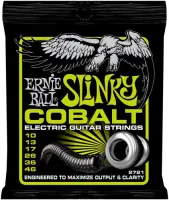 P02721 Cobalt Regular Slinky Комплект cтрун для электрогитары, кобальт 10-46, Ernie Ball