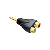 Procab CLP211- Переходник 2х RCA (розетка) – miniJack 3,5 мм (вилка)