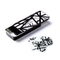 Dunlop evhpt03 eddie van halen vh i pick tin sale  сувенирный набор медиаторов в пенале, 0.6 мм, 6 ш