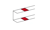 Накладка на стык профиля для DLP 50х105 [010696] Legrand [DLP] - для односекционных - на защелках - белый