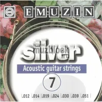 EMUZIN SILVER 7А222 - Струны для акустической гитары