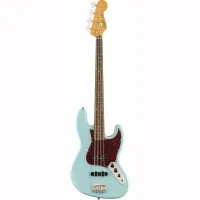 FENDER SQUIER CV 60s JAZZ BASS LRL DPB 4-струнная бас-гитара, цвет синий