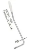 Gotoh a-1-c  рычаг резьба 5 мм, хром, белый наконечник