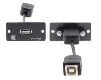 Kramer [wu-ab] (b) модуль-переходник usb розетка а-розетка b