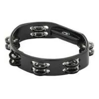 Pearl ptm-09bk  тамбурин ручной, двухрядный, 12 пар бубенцов