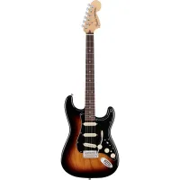 FENDER DELUXE STRAT PF 2TSB электрогитара Deluxe Strat (ясень), 2-х цветный санберст, накладка грифа Пао Ферро