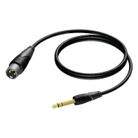 Procab CLA724/1.5- Аудиокабель XLR 3-pin (вилка) – Jack 6,3 мм стерео (вилка)