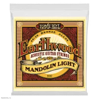 ERNIE BALL 2067 Earthwood 80/20 Bronze Light 9-34 - Струны для мандолины