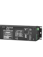 DTS Z1 PLUS, IP20, RJ45 Блок управления/питания LED светильников DTS, DMX-512, 1 вых. Х 4 кан. (RGBW), всего 4 кан. Х 500мА/ 68В, пример подключения: FOCUS FC / CT = мах 5 шт., MINIFOCUS FC / CT= мах 15 шт., подключение "витая пара CAT5"/RJ45, 300*60*70 m