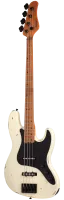 SCHECTER J-4 SIXX WORN IVORY - бас-гитара, именная модель Nikki Sixx, 21 лад, корпус: ольха, гриф: жженый клён, на болтах, звукосниматели: SS Schecter USA MonsterTone-J™, регулировки: 2х громкость, 1х тон (push-pull), в комплекте с кейсом SGR-BASS CASE, ц