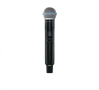 SHURE SLXD2/B58=-L56 - цифровой портативный передатчик с динамическим капсюлем Beta58A . Диапазон частот 650-694 МГц