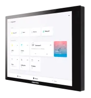 Crestron TSW-770R-B, 7-дюймовая настольная cенсорная панель бронирования и управления для настенного монтажа, версия ОС Crestron Home ™, черный