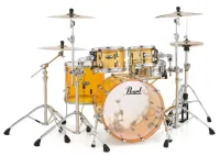 PEARL CRB524P/C732 - (CRB2216BX/C732 / CRB1615F/C732 / CRB1208T/C732 / CRB1007T/C732) -  акриловая барабанная установка Crystal Beat.Цвет - мандариновый.