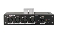 ИМЛАЙТ NETline-4 DIN Блок преобразования сигнала ARTNET в DMX512-A, поддержка RDM, 1 вход, 4 выхода с гальванической развязкой, индикация по входу и выходам, питание от сети 110-240В 50/60 Гц, разъёмы EtherCon и XLR-3 pin роз., монтаж на DIN-рейку