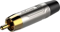 ROXTONE RF2CS-NG-BK Разъем 1шт. RCA "Тюльпан" с черным маркером 1шт. Упаковывается по 2 шт в блистере(красный+черный)