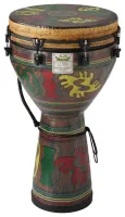 REMO DJ-0012-24- Djembe, MONDO™, Designer Series, Key-Tuned, 12' X 24', SKYNDEEP®, Contour Tuning Brackets, Adinkra Finish джемб