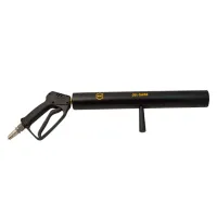 SFAT CO2 CANON - настоящая крио-базука.  Спусковой механизм не оснащен возвратной тягой регулирующей уровень выброса Co2, поэтому каждый выстрел получается по настоящему эффектным. Выброс струи газа Co2 от 4 до 6 метров. Рабочее давление: до 80бар. Шланги