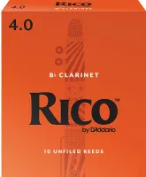 RCA1040 Rico Трости для кларнета Bb, размер 4.0, 10шт, Rico