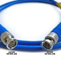 12G SDI BNC-BNC (mob) (blue) 1,5 метра мобильный/сценический кабель (синий) GS-PRO