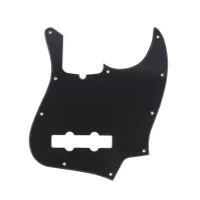 MX1302GB Защитная накладка бас-гитары Jazz Bass Modern Style, 1 слой, черная, Musiclily