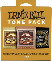 ERNIE BALL 3314 Earthwood 80/20 Bronze/Phosphor Bronze/Aluminum Bronze Light 11-52 - Струны для акустической гитары