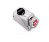 PCE Розетка настенная 16А/230V/1P+N+E/IP67, с выключателем и блокировкой 75132-6