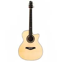 Pearl River S61-GC Гитара акустическая с вырезом 41", верхняя дека цельная ель, нижняя дека и обечайка: махагони, гриф: окуме, накладка грифа и нижний порожек: HPL, колки: хромированное покрытие, цвет натуральный, лакированная, в комплекте: чехол 5мм серо